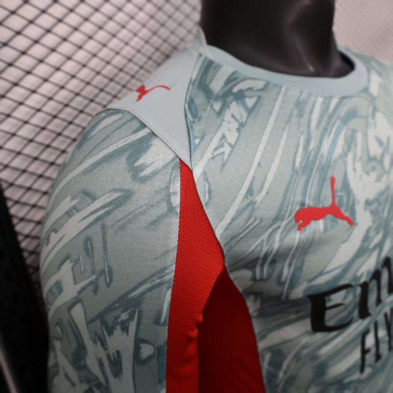 25/26 Player Version AC Milan Home Goalkeeper Long Sleeve Jersey