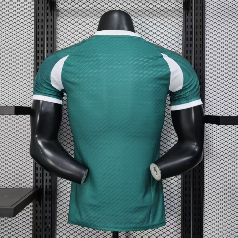layer Version 2025 Mexico Green with Aztec Serpent Pattern Jersey