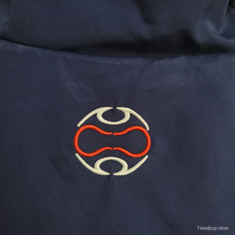 2025 France Jacket Blue/White Stripe Windbreaker