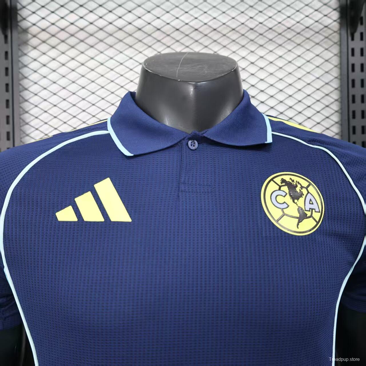 Player Version 25/26 Club America  Special Blue Pre-Match Jersey