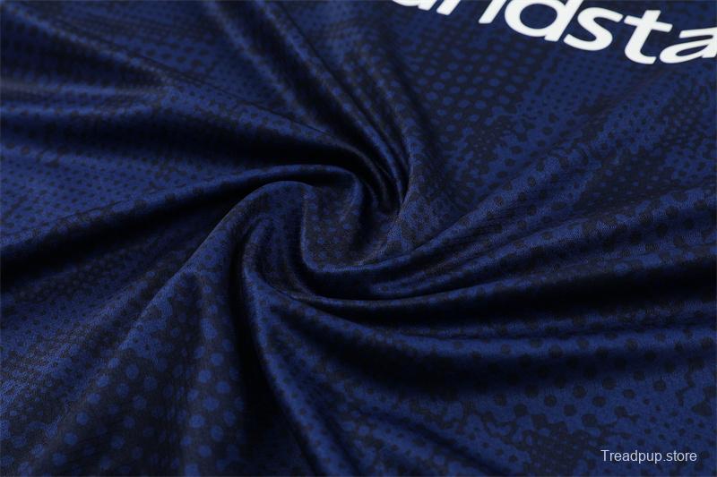 25/26 Olympique de Marseille Royal Blue Camouflage with XS Short Sleeve+Soccer Shorts