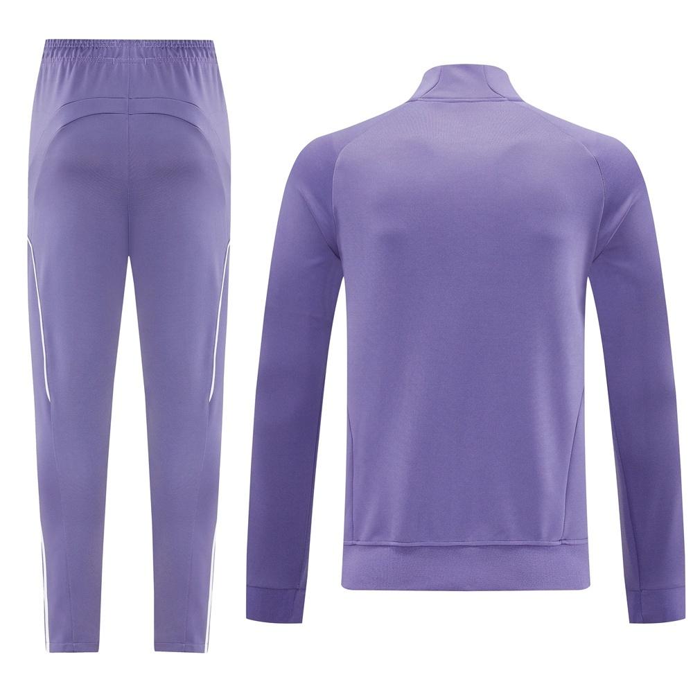 2025 Adidas Purple Full Zipper Jacket + Long Pants