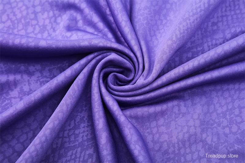 25/26 Barcelona Purple Joint Edition Half Zipper Jacket+Long Pants