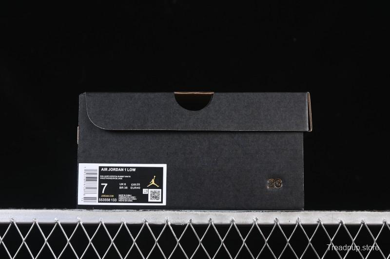 Nike Air Jordan 1 Low AJ1 White Green Red Low-top Casual Skate Shoes - 553558-133