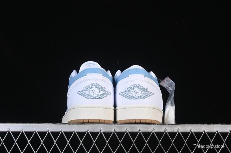 Nike Air Jordan 1 Low Denim Retro Basketball Shoes - HQ2004-400
