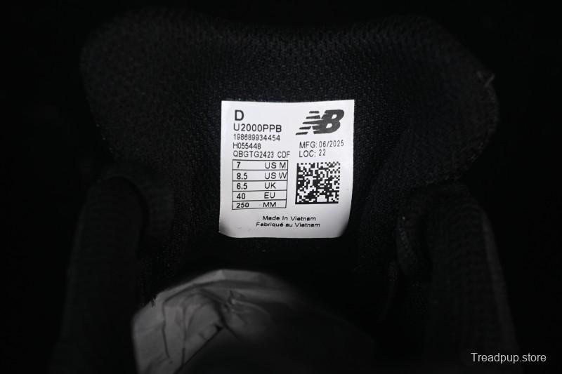 New Balance 2000 Series Retro Dad Style Casual Running Shoes - U2000PPB