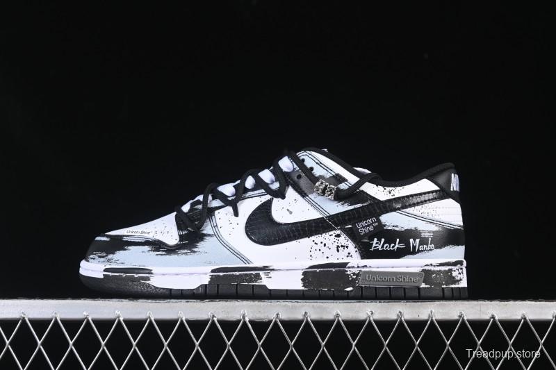 Nike SB Dunk Low Strap Custom Low-Top Casual Skate Shoes - DD1391-100