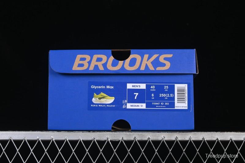 Brooks Glycerin Max Men's Cushioned Marathon Nitrogen Running Shoes 1104471D303