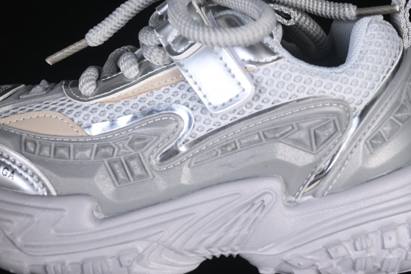 Balenciaga Silver Anti-Slip Casual Kids Shoes - J.C3