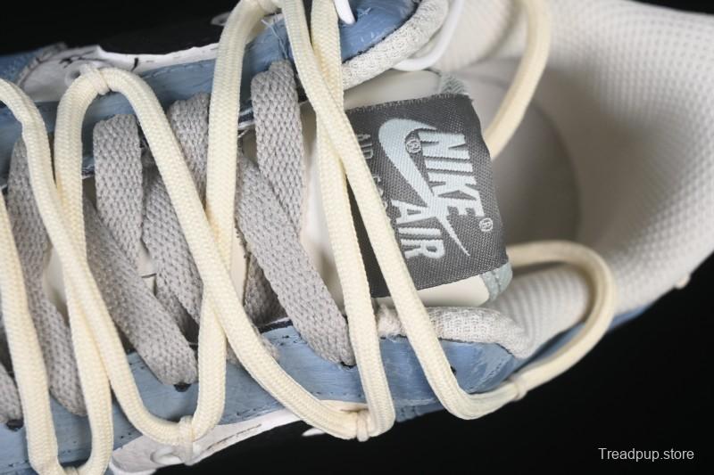 Nike Air Force 1'07 Low The Age of Cracks Hand-Drawn Graffiti Casual Sports Shoes - KS6896-555