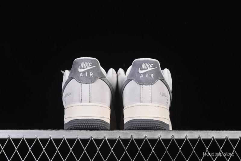 Nike Air Force 1'07 Low LV Collaboration Dual-Tone Gray Graffiti Casual Sneakers - CX5050-Y07