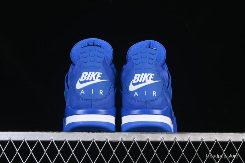 Nike Nigel Sylvester x Air Jordan 4 Retro Blue Collaboration Basketball Shoes - HF4340-400