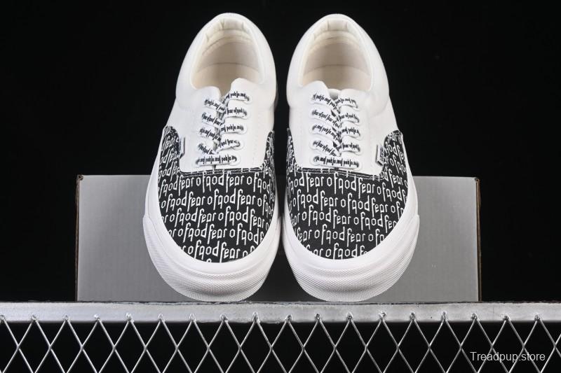 Vans Era 44 Low-Top Casual Skate Shoes with All-Over Logo Print - VN0A3MQ5PZP1