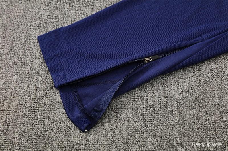 Player Version 25/26 Barcelona Orange T90 Half Zipper Jacket+Long Pants