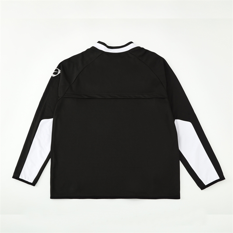 Retro 02/03 Manchester United Black Half Zipper Jacket