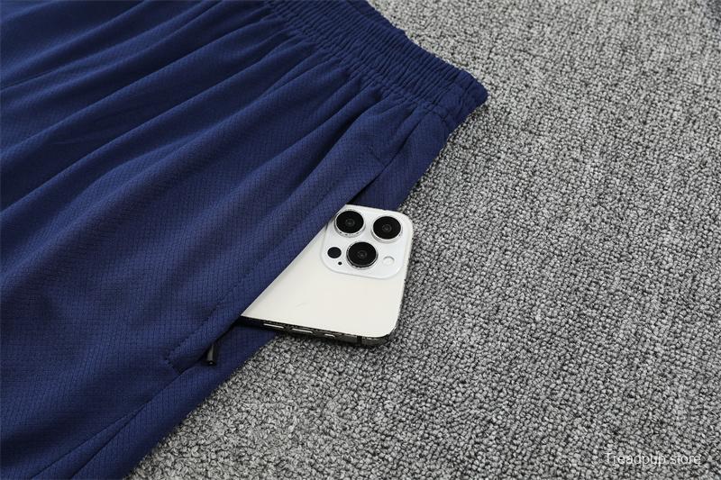 25/26 Barcelona Royal Blue Camouflage T90 Short Sleeve Jersey+Shorts