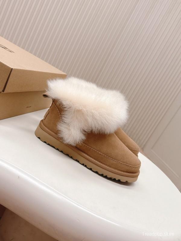 UGG 2025/SS New Long Fur Snow Boots - KFY00280