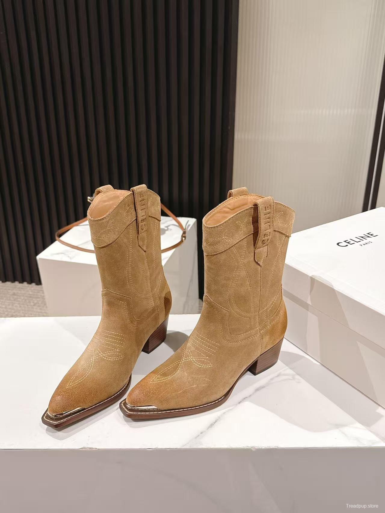 CELINE Fashion Boots 2025 SS Collection with Arch of Triumph Logo - LY00440