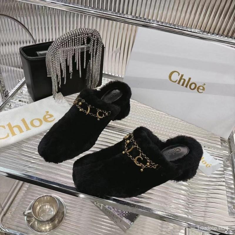 Chloe 2026 Real Fur Slippers - LY00320