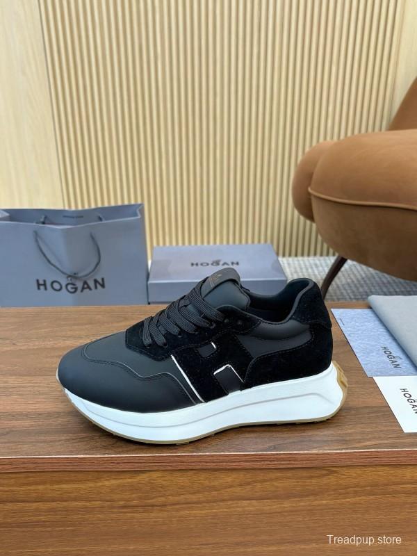 Hogan H-STRIPES Series Couple Thick Sole Dad Shoes Airship Sneakers - AS00350