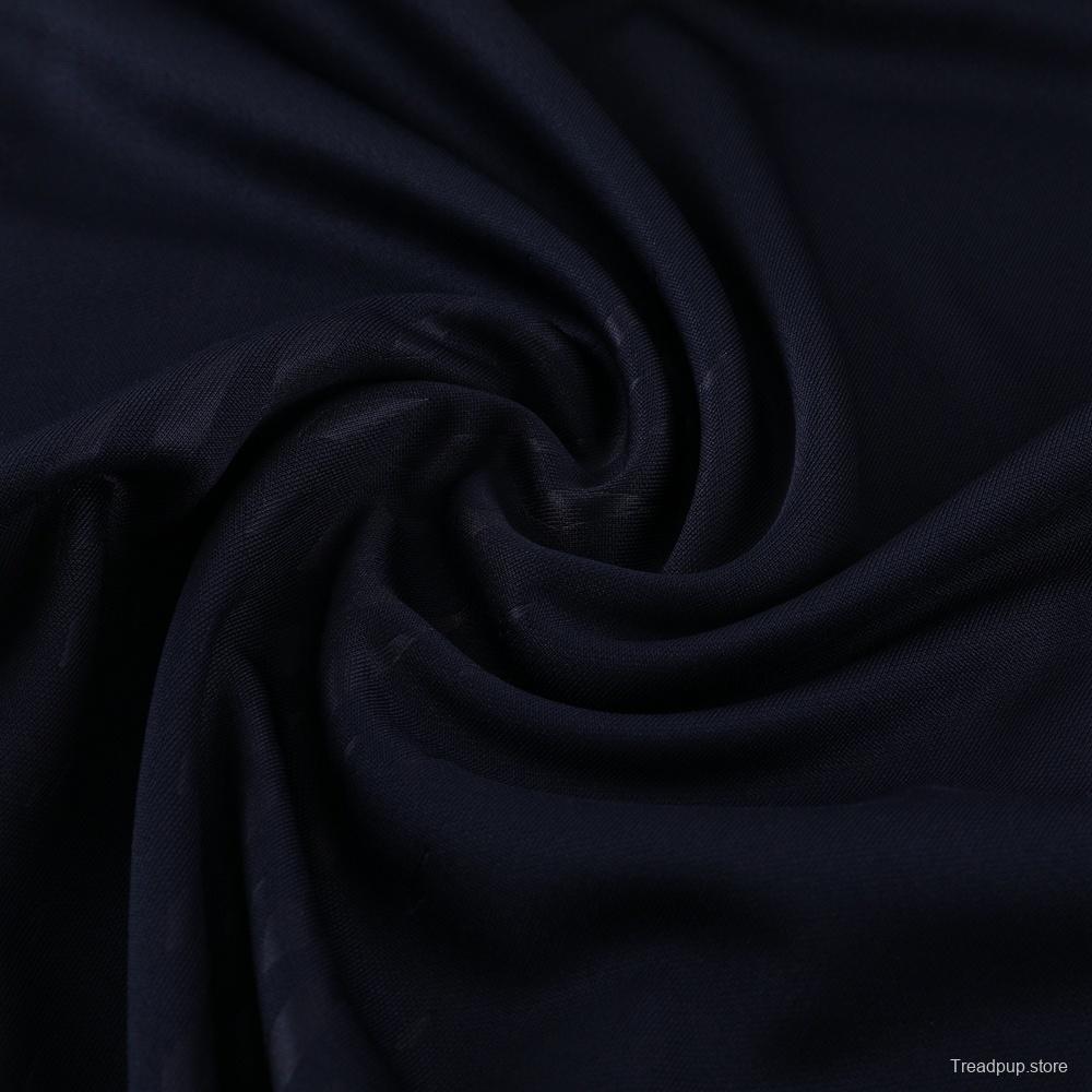 25/26 Real Madrid Royal Blue Half Zipper Jacket+Long Pants