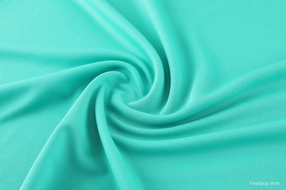 2025 Brazil Lake Green Short Sleeve+Soccer Shorts