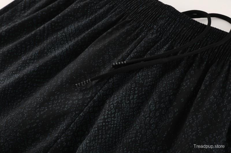 25/26 Barcelona Black S-3XL Half Zipper Jacket+Long Pants