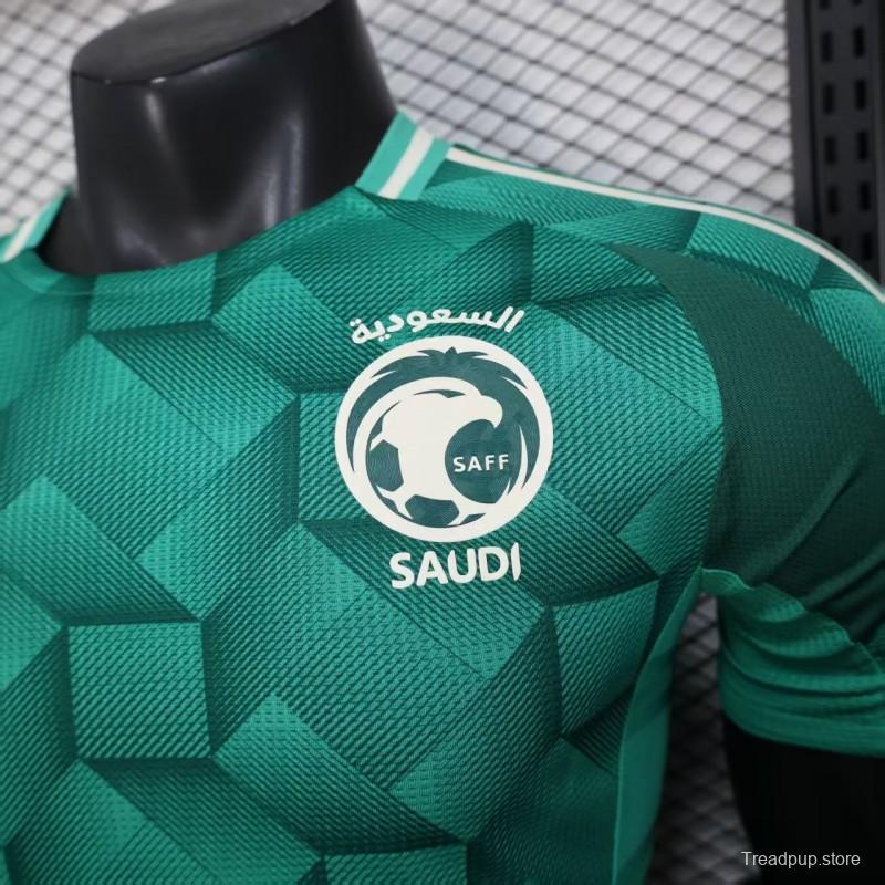Player Version 2025 Saudi Arabia Home Jersey