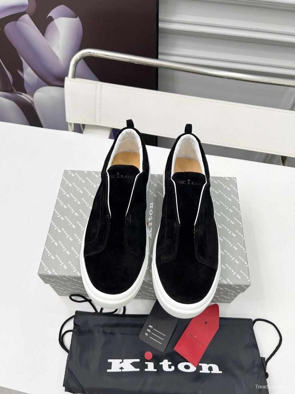 Kiton 2025/SS Slip-On Casual Men's Shoes - KFY00320