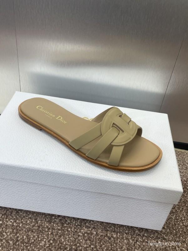 Dior D-Club Jelly Color Hollow Layered Cross Strap Women's Sandals - KFY00280