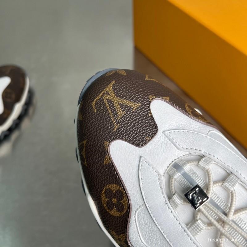 Louis Vuitton LV Circle Low-Top Casual Shoes with Anti-Slip Metal Accessories - YC