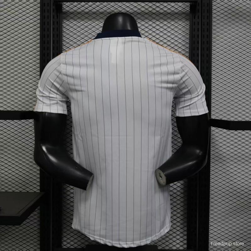 Player Version 25/26 AS Roma White Adidas Original Casual Jersey