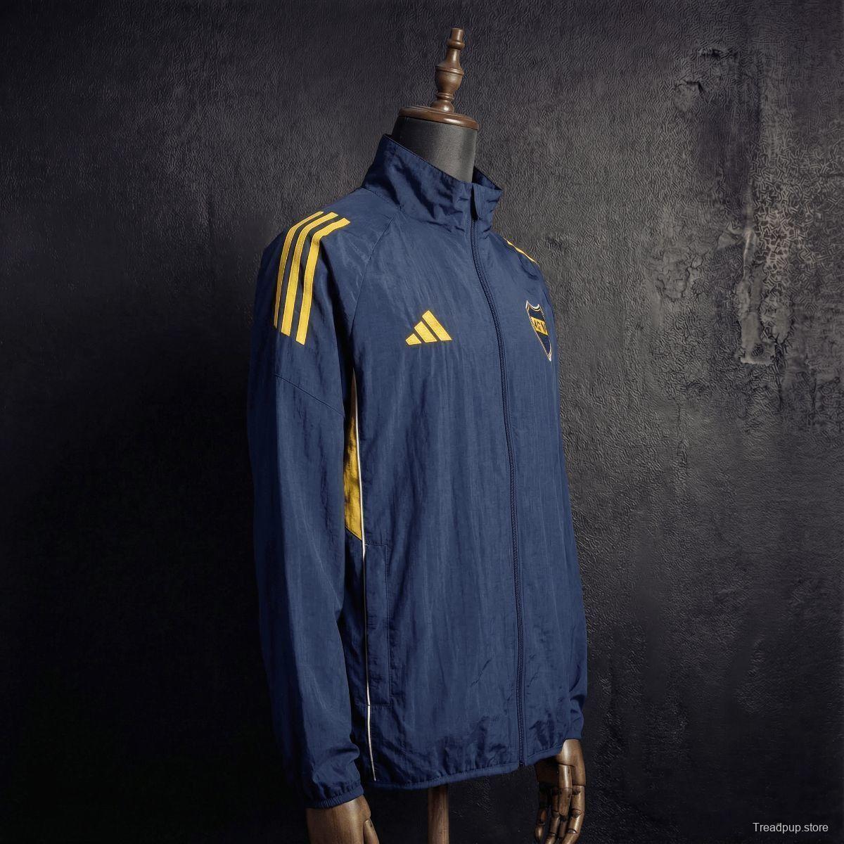 2026 Boca Juniors Black Jacket Windbreaker