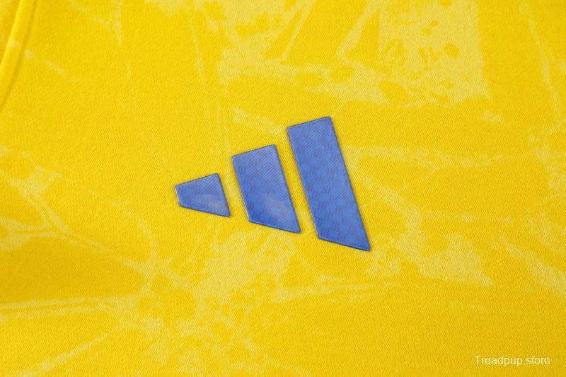 25/26 Colombia Yellow Embroidered Logo Hoodie