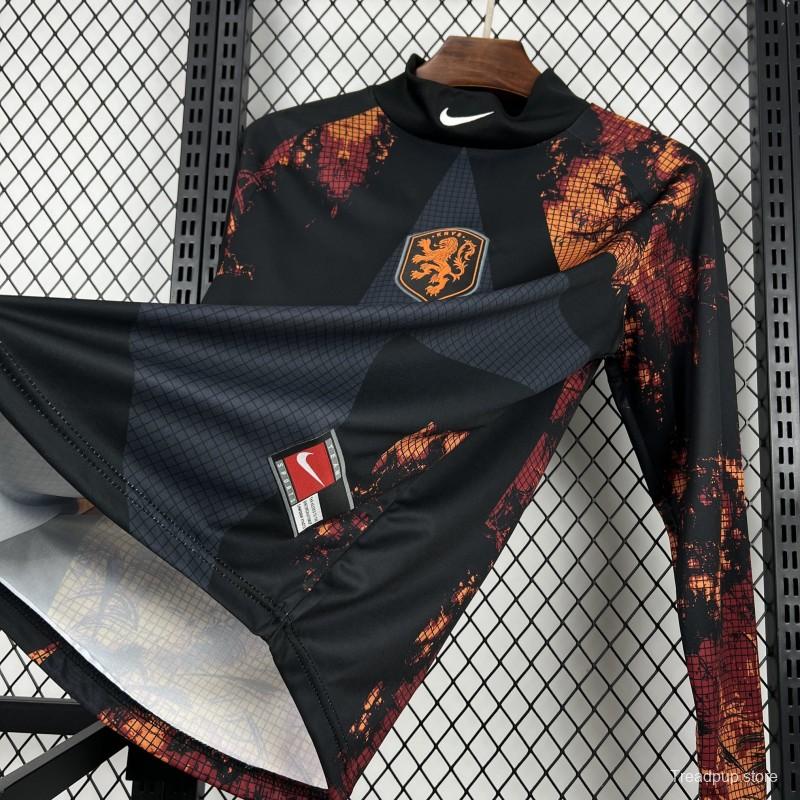 2026 Netherlands Hollywood Goalkeeper Long Sleeve Jersey