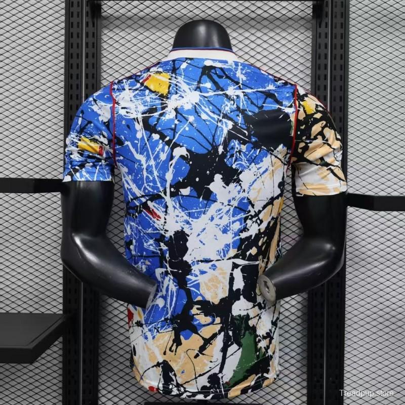 Player Version 26/27 Manchester United Multicolor Paint Splash Art Special Edition Jersey