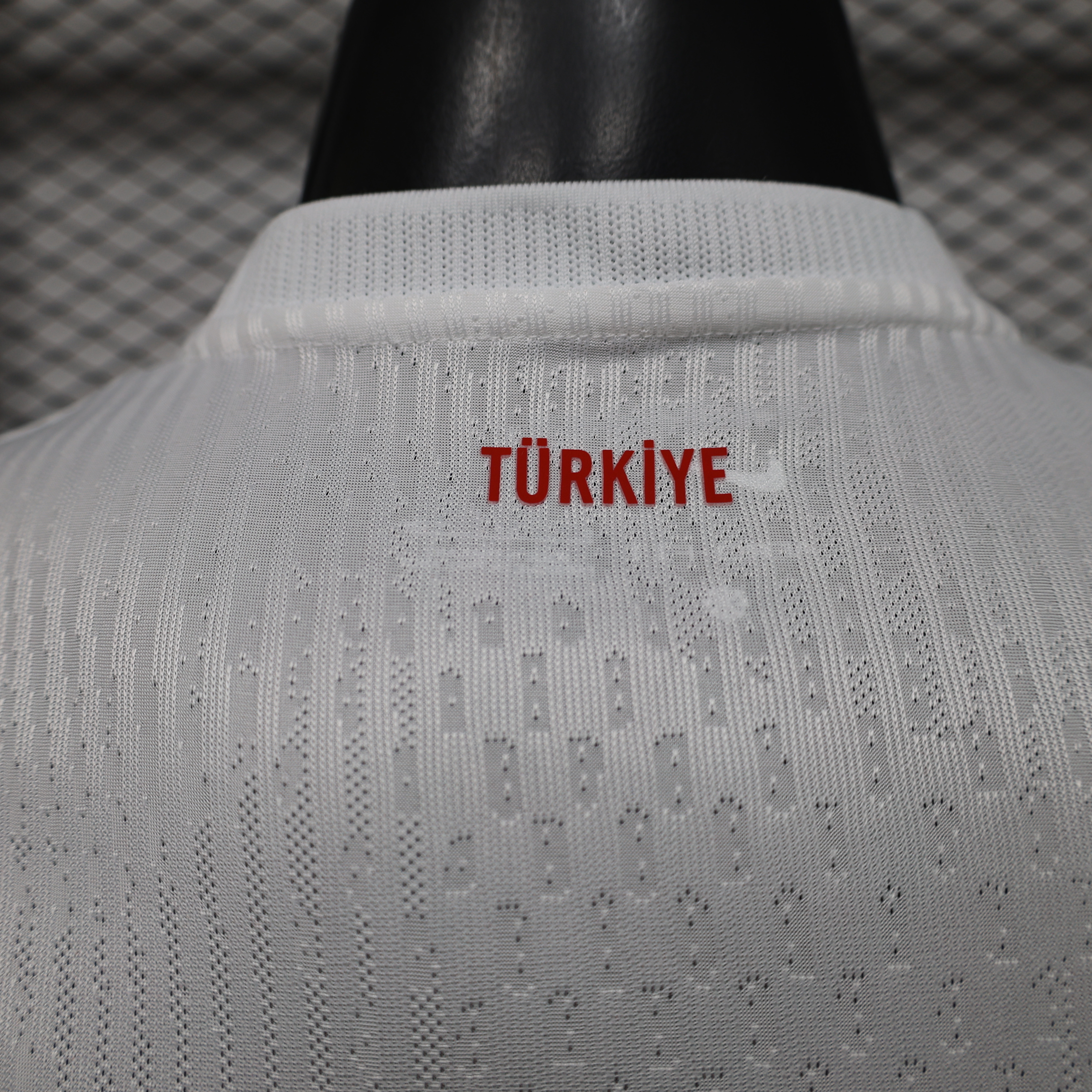 Player Version 26/27 Turkey  Away  White & Red Flag Panel Jersey