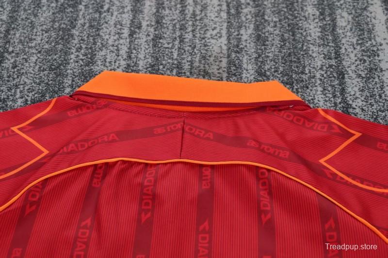 Retro Kids 99/00 Roma Home Jersey