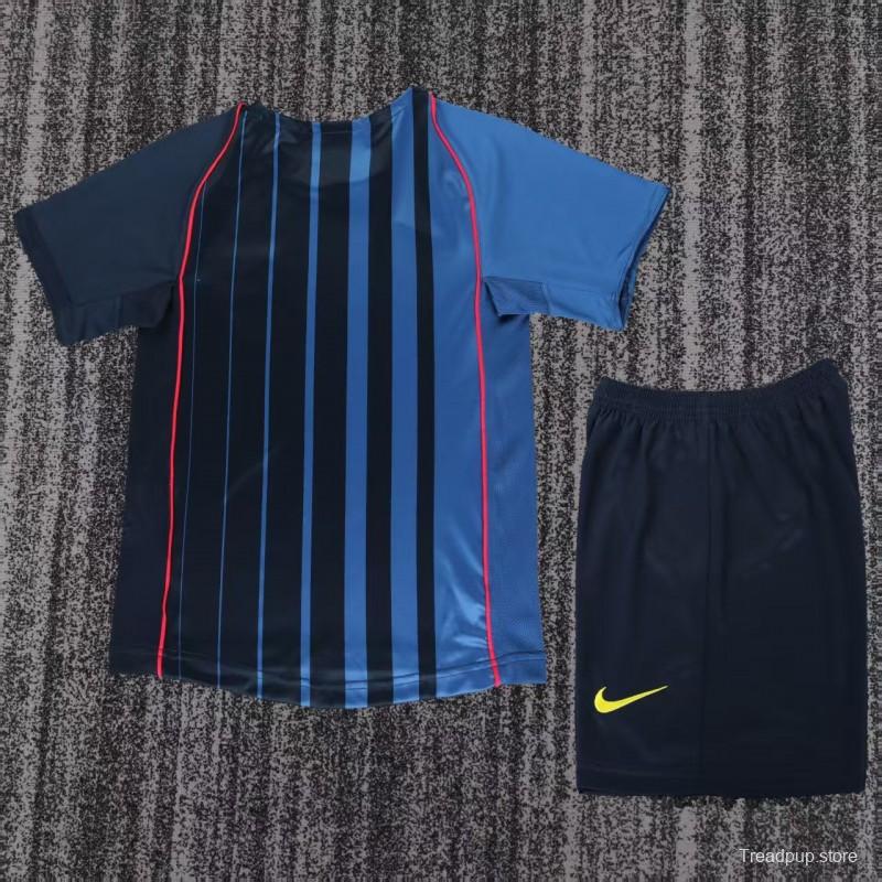 Retro Kids 04/05 Barcelona Away Jersey