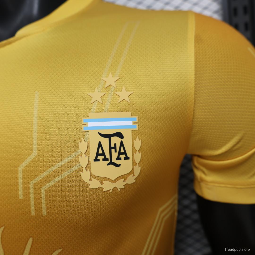 Player Version 26/27 Argentina Golden Yellow Sun of May Special Edition Jersey
