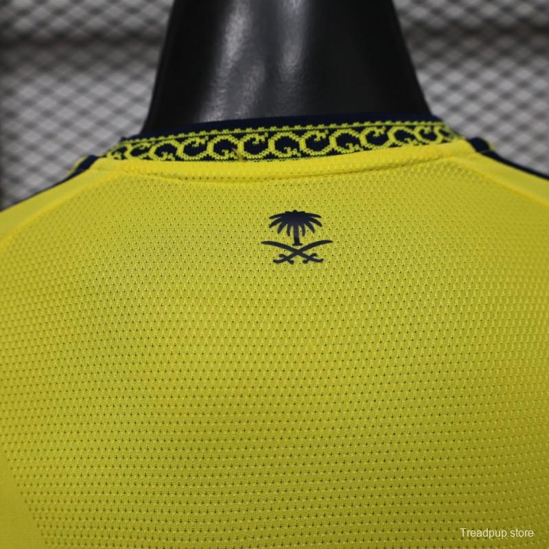 Player Version 26/27 Al-Nassr Yellow  Home Jersey