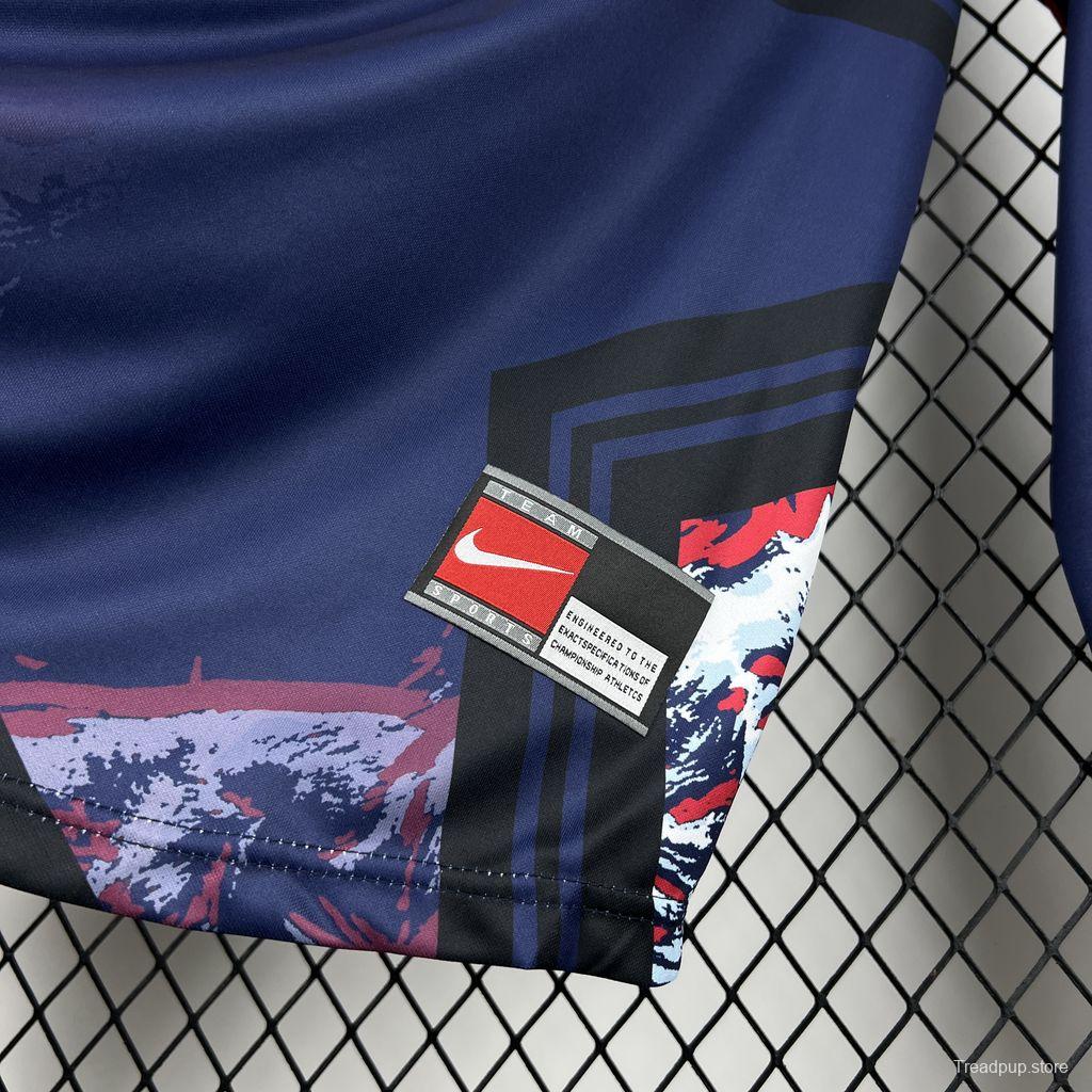 2026 Mens England Hollywood Goalkeeper Long Sleeve Jersey