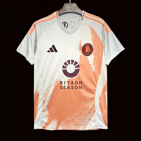 24/25 AS Roma Away White Jersey