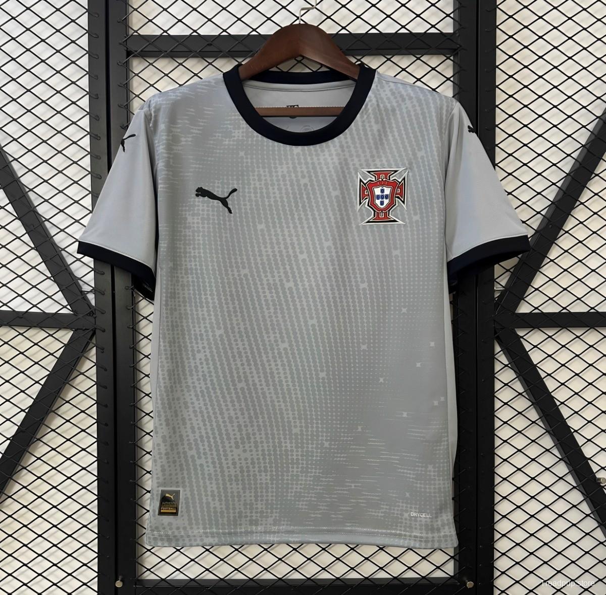 2025 Goalkeeper Portugal Grey Jersey