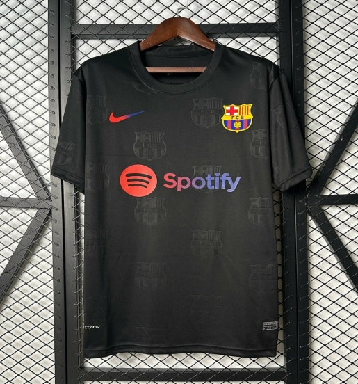 25/26 FC Barcelona Black with Spotify Logo Jersey
