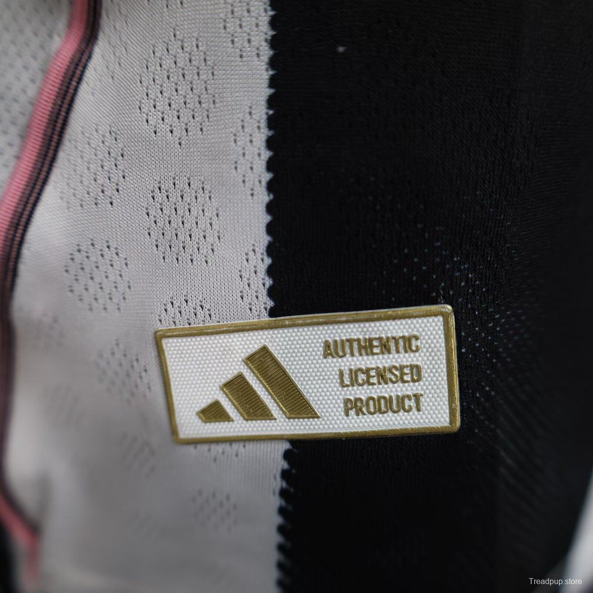 Player Version 25/26 Juventus Home Long Sleeve Jersey