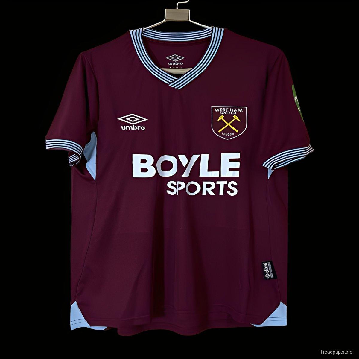 25/26 west Ham United Home Jersey