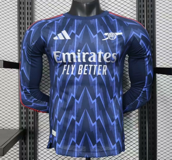Player Version 25/26 Arsenal Away Long Sleeve Jersey