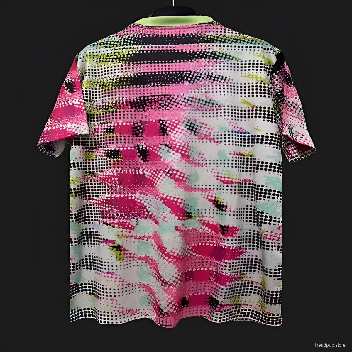 25/26 Celtic Multicolor with Digital Camouflage Pattern Pre-Match Jersey