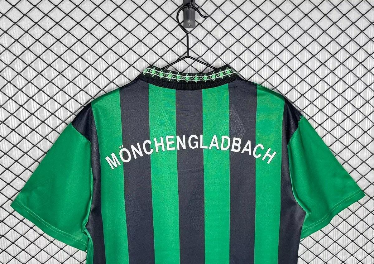 Retro 95/96 Borussia Mönchengladbach Away Green/Black Jersey